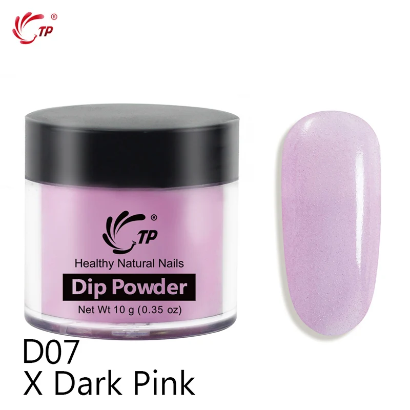 X Dark Pink Dip порошок для полировки, стойкий Прозрачный Красный Блеск для ногтей, акриловый порошок для салона, впитывающий жидкий цвет, пылезащитный пигмент - Цвет: X Dark Pink