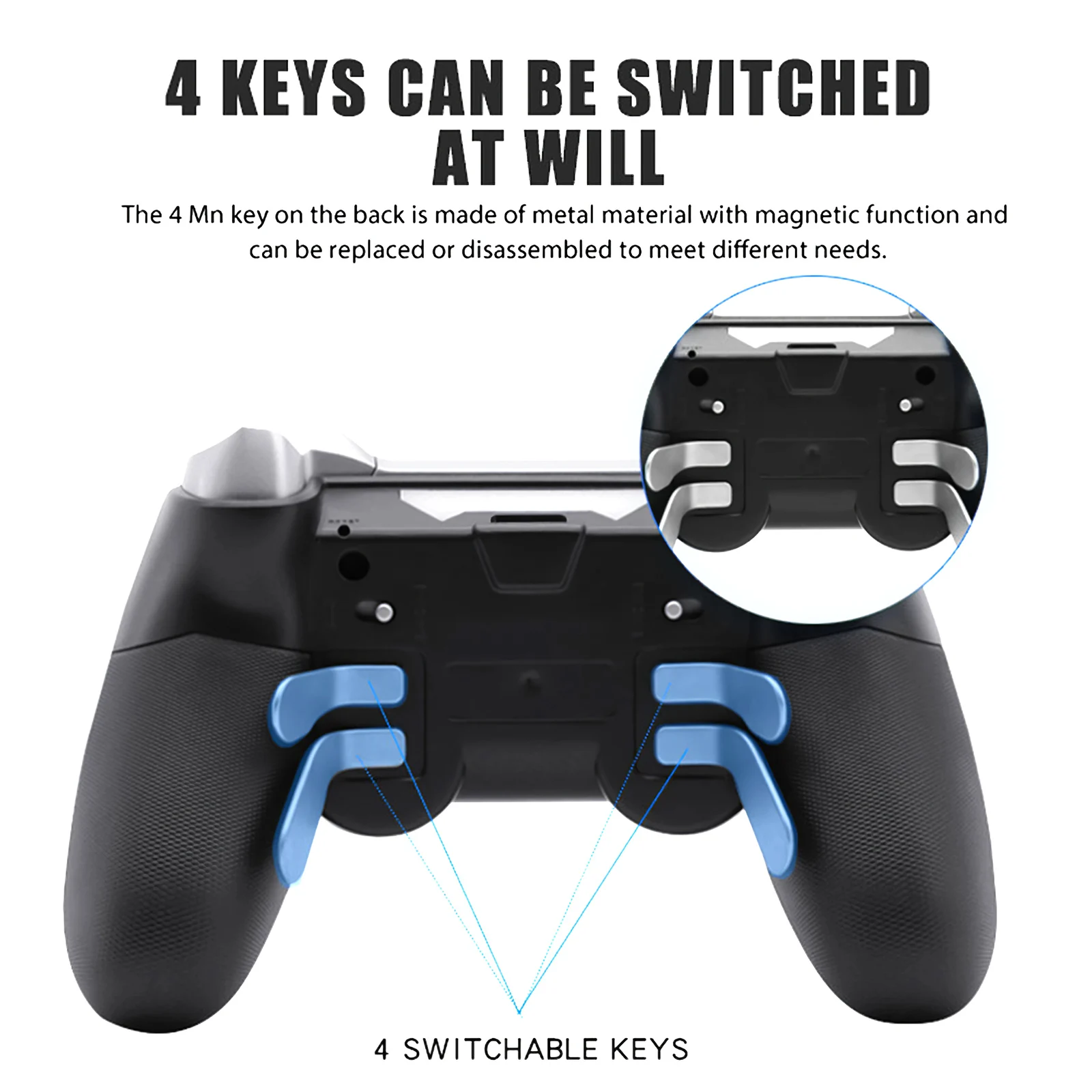 

Bluetooth Wireless Gamepad Controller for PS4 Joystick Controle for Dualshock 4 For PlayStation 4 Vibration Joystick Gamepads