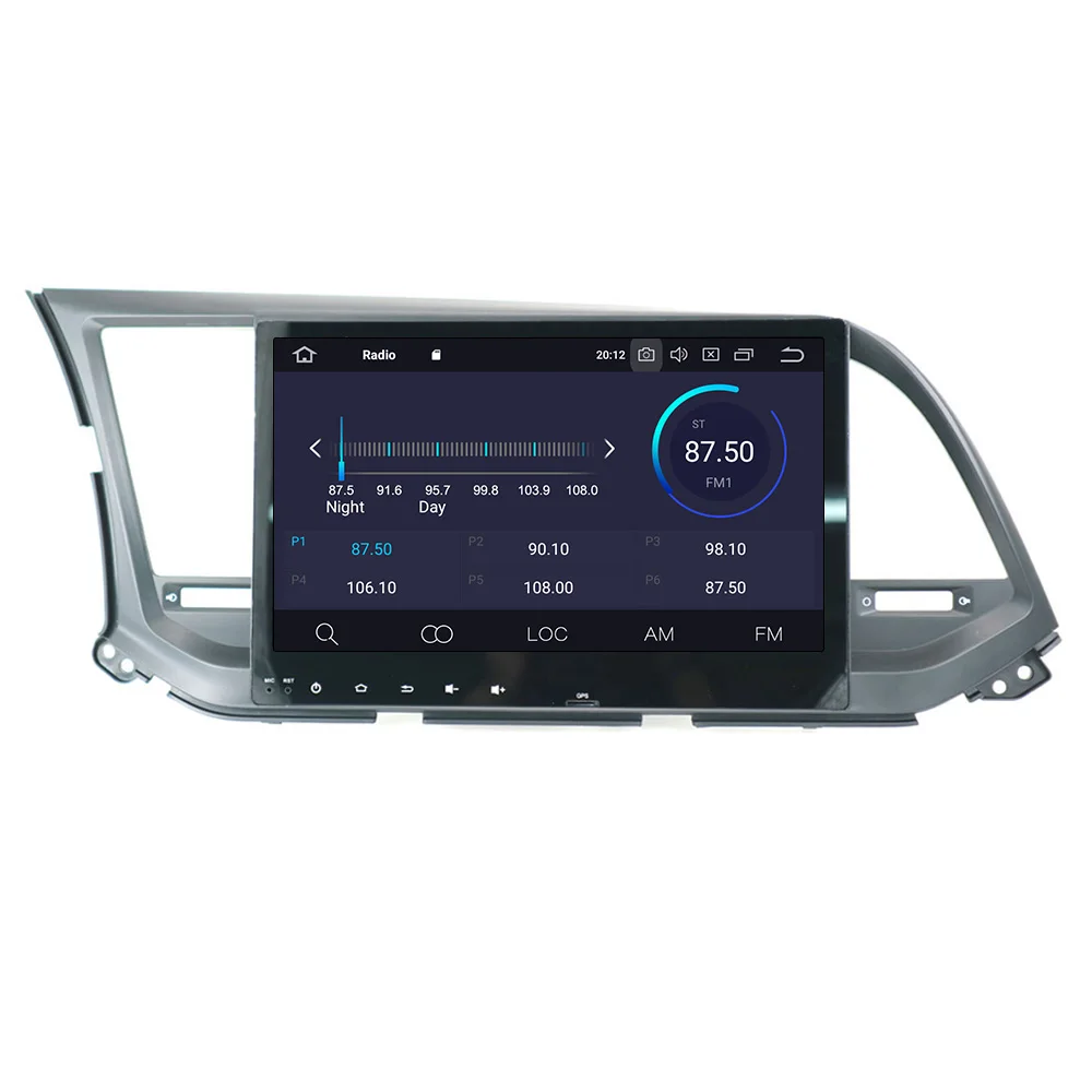 2 din стерео приемник для Hyundai Elantra Android 10 0 PX6 6 ядерный процессор автомобильный Радио