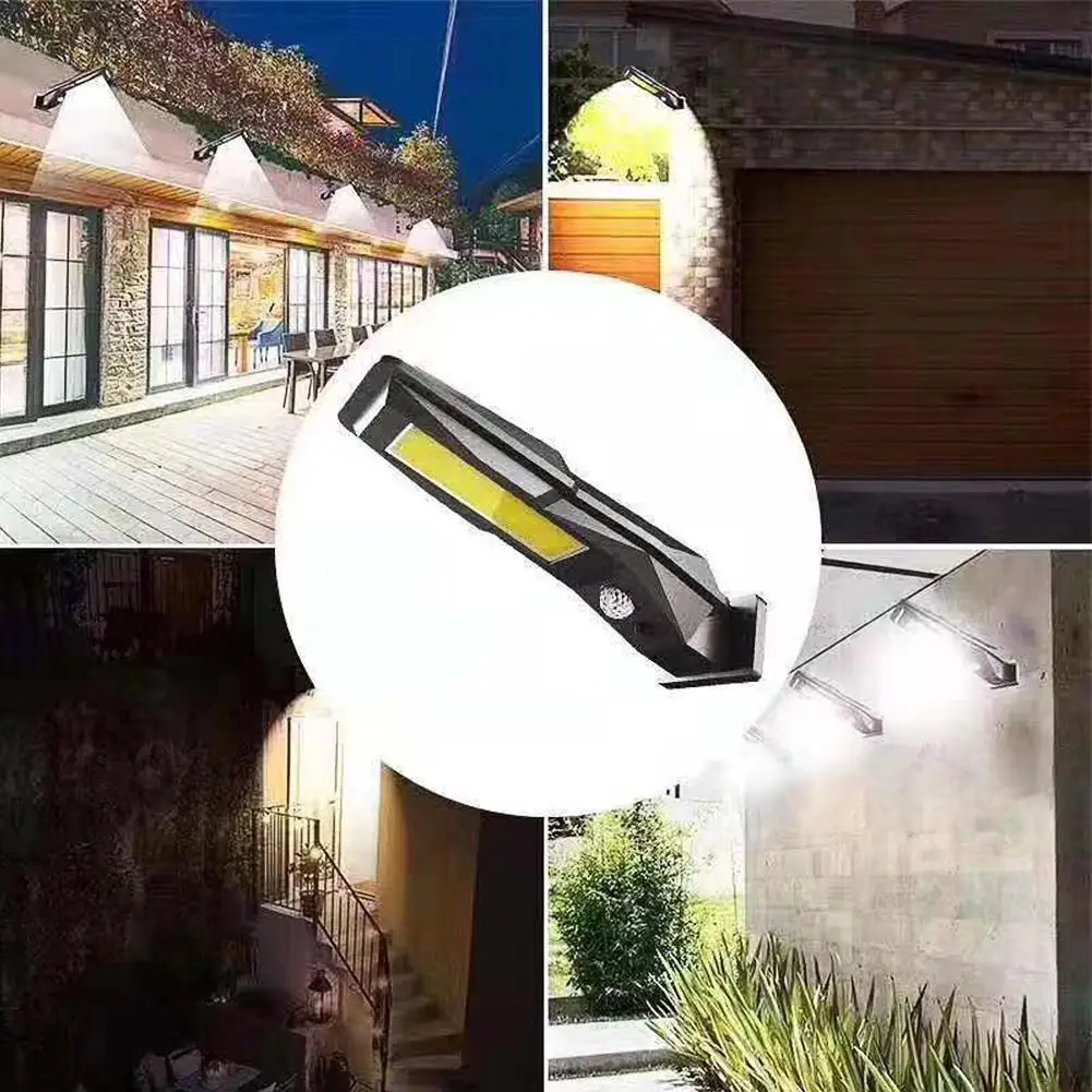 Светодиодный солнечный светильник с регулируемой яркостью настенный уличный