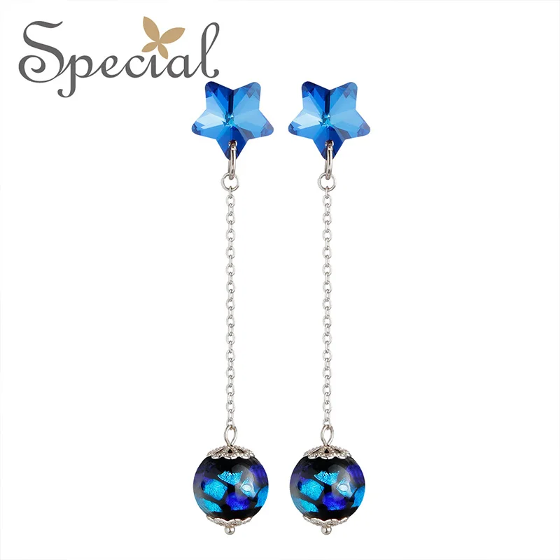 

SPECIAL European and American Xingyue temperament lining skin was thin earrings star adventure earrings S2421E