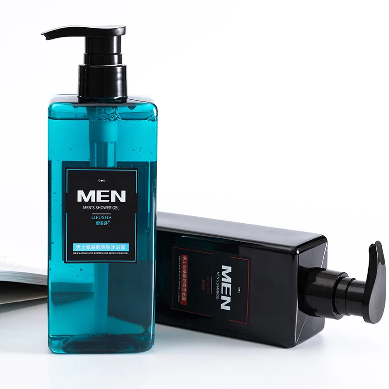 

Men cologne shampoo refreshing oil control shampoos 500ml anti-dandruff amino acid perfume shower gel wash