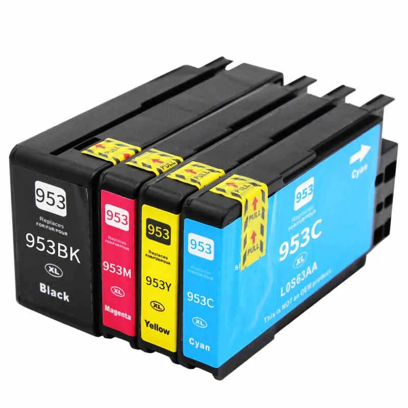 Совместимый чернильный картридж 953 953XL для HP pro 7740 8210 8218 8710 8715 8718 8719 8720 8725 8728 8730 8740