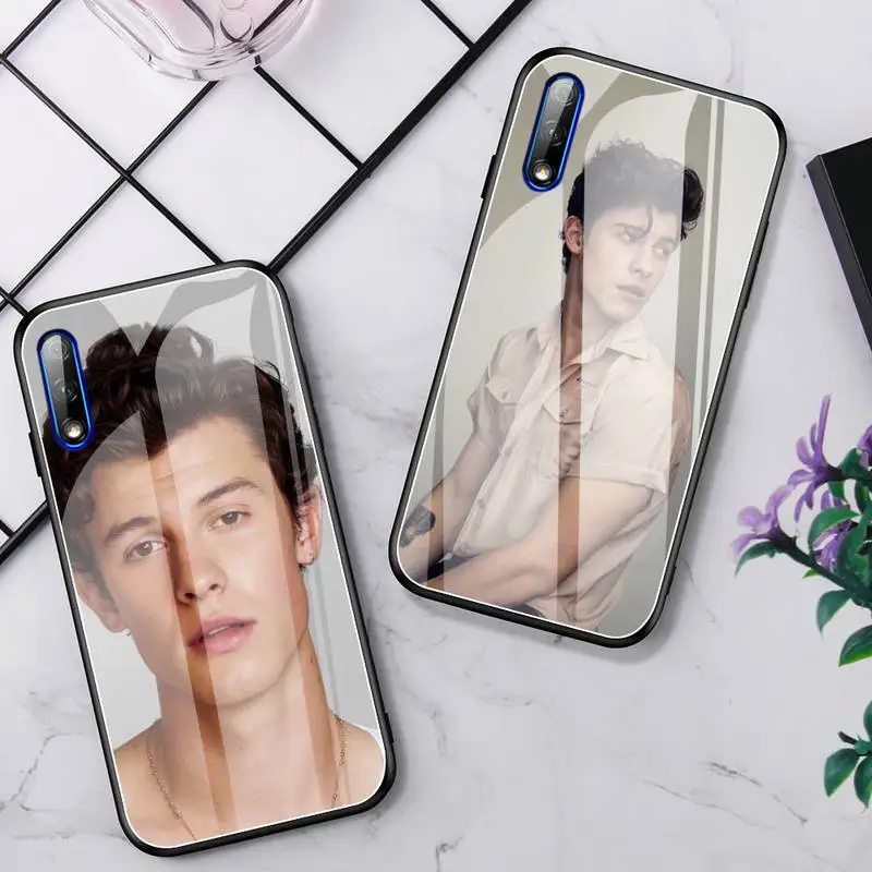 

Hit Pop Singer Shawn Mendes Magcon Phone Case Glass For Huawei P20 P30 Lite Mate 9 10 20 Pro Nova 3i 5 3E Cover Accessories