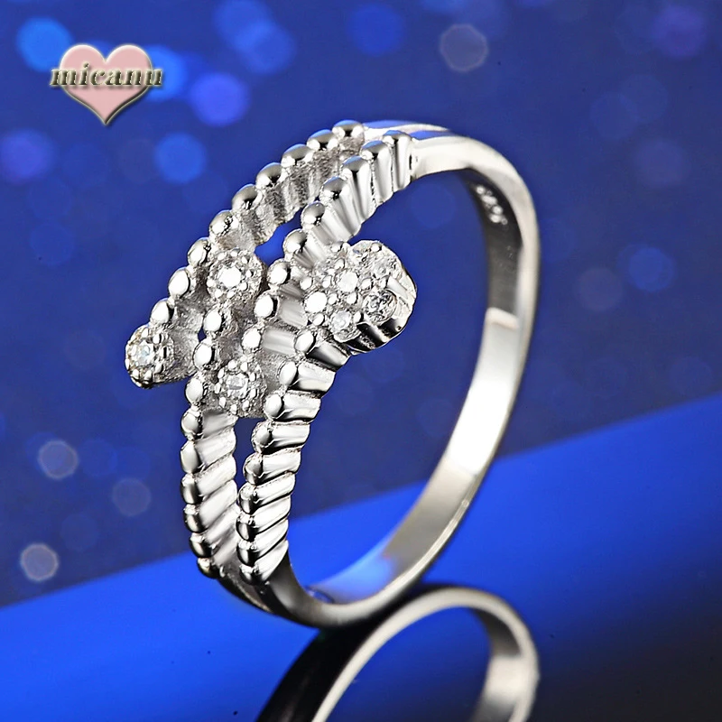 Модные инкрустированные цирконами кольца для женщин Роскошные блестящие
