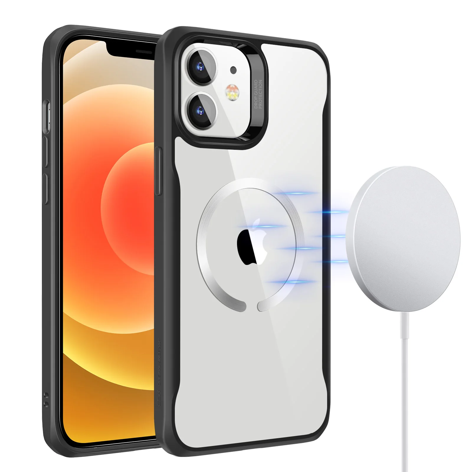 

ESR Magnetic Case for iPhone 12 Pro Max Case for iPhone Macsafe Wireless Charging Clear Case for iPhone 13 12 Pro HaloLock