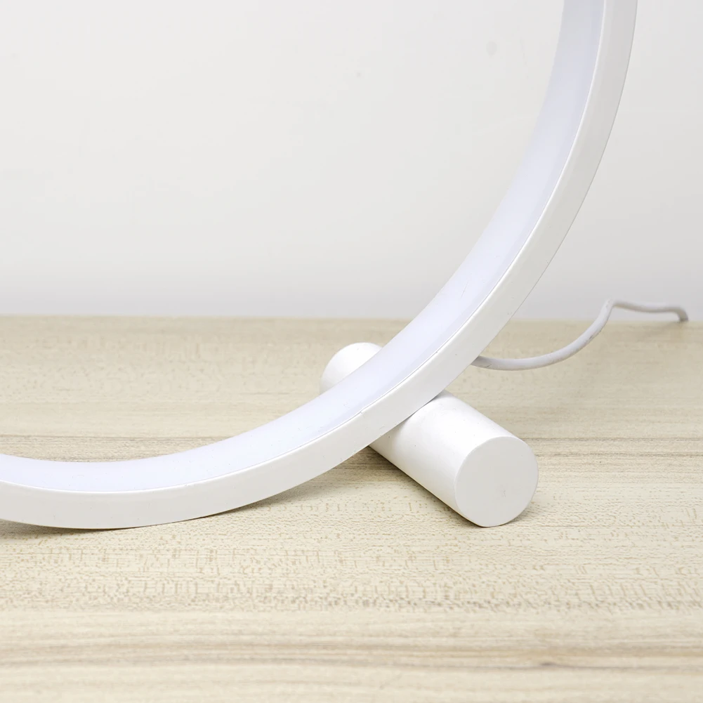 

LED Table Lamp Round Acrylic Reading Book Desk Lamp Circular Bedside Night Light For Bedroom Modern Minimalist Decoration