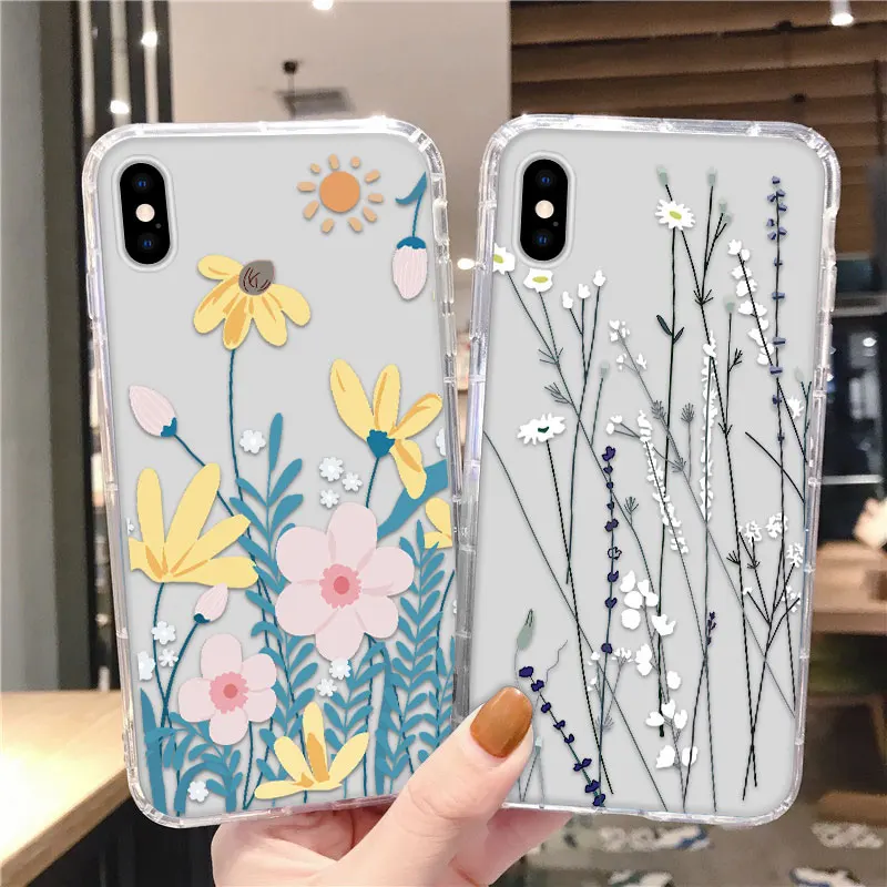 

Painted Love Heart Case For iPhone XR Case Funda iphone 11 12 Pro Max X XS 12Mini 8 7 6 6s Plus SE2 Case Silicone Back Cover