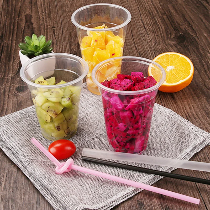 50 шт прозрачные пластиковые стаканы из полипропилена Одноразовые чашки для кофе