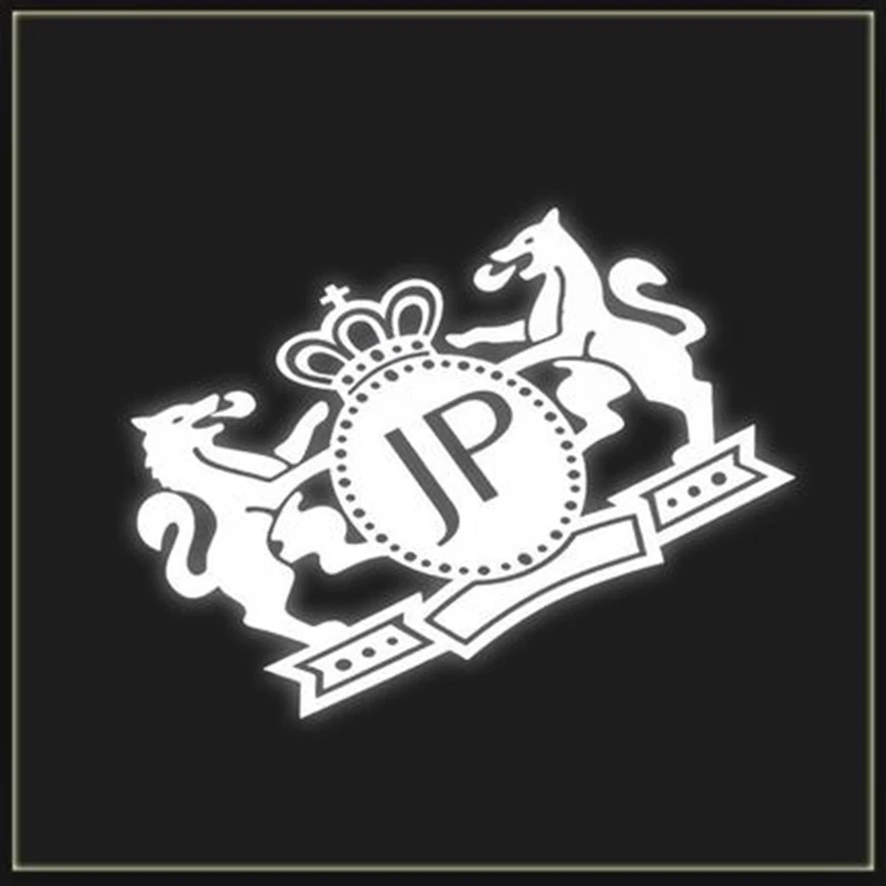Noizzy роскошный логотип JP соединительная планка производство стикер для