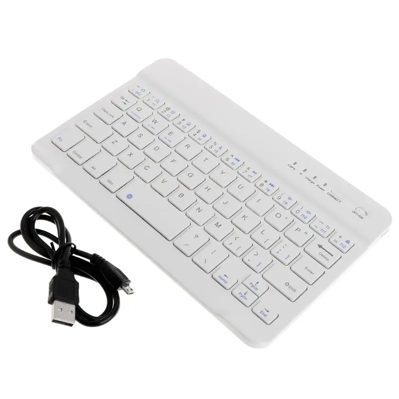 

Ultra Slim 59-Key Wireless Bluetooth Keyboard For IOS Android Windows PC Computer 28GE
