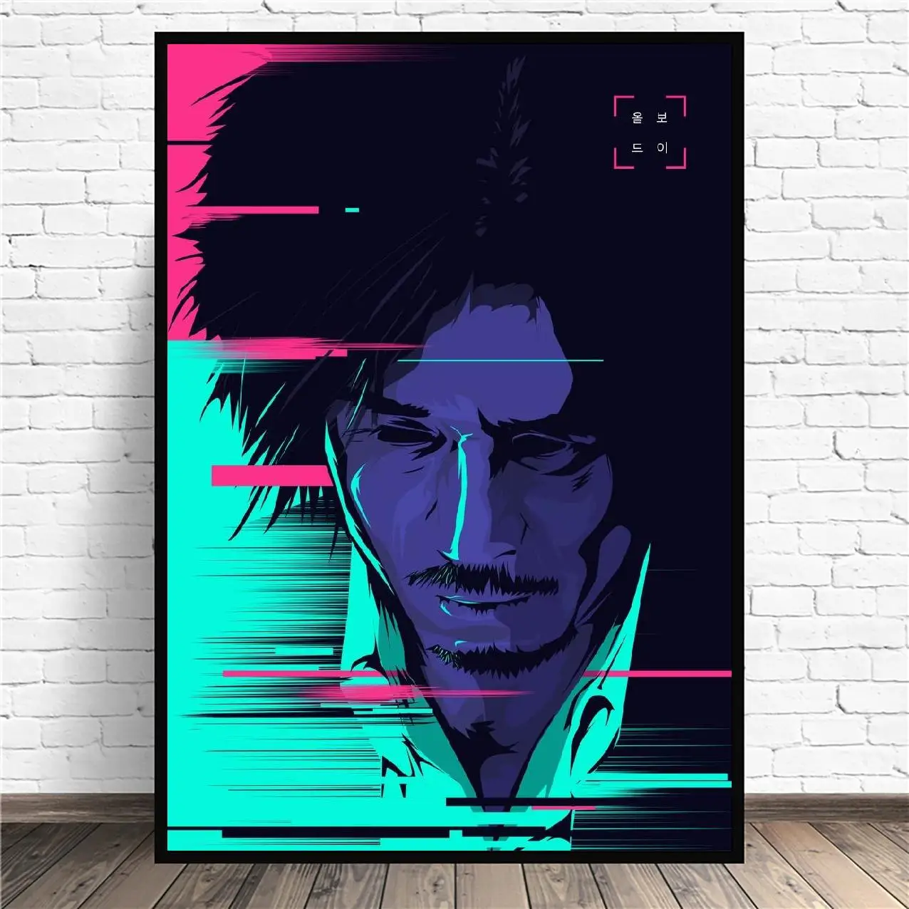 Классический Аниме-фильм Oldboy MT137 Картина на холсте с изображением героев