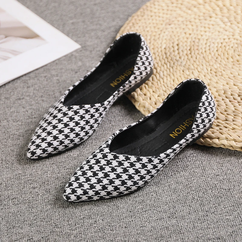 

Туфли-лодочки женские на плоской подошве, весенние легкие туфли из искусственной кожи, без застежки, 2022