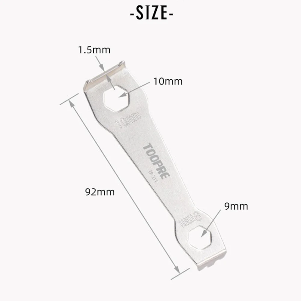 Кольцо цепи велосипеда гаечный ключ для горного серебряный кренксет болт