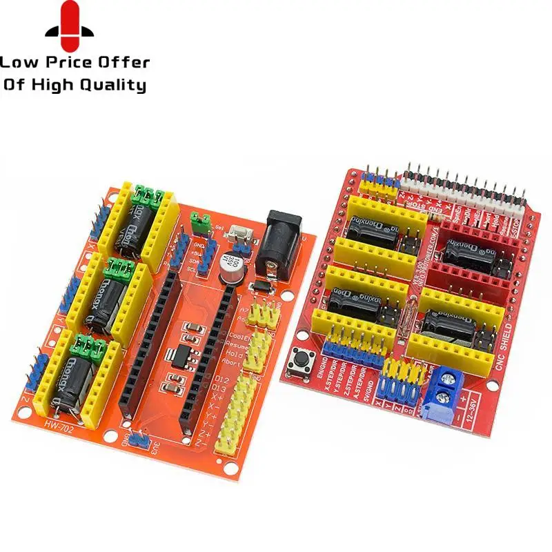 10 шт. новый ЧПУ Щит V4 щит v3 гравировальная машина/3D принтер/A4988 Плата расширения
