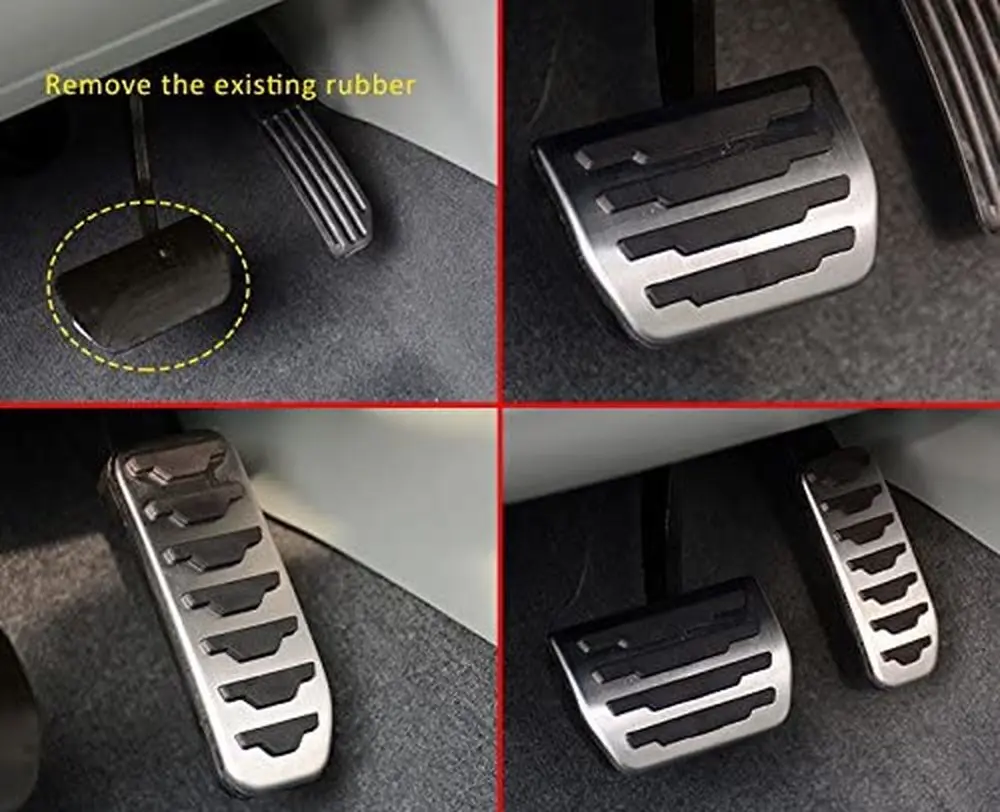 Без дрели газ топливный тормоз подставка для ног педаль Накладка Evoque Velar Discovery Sport