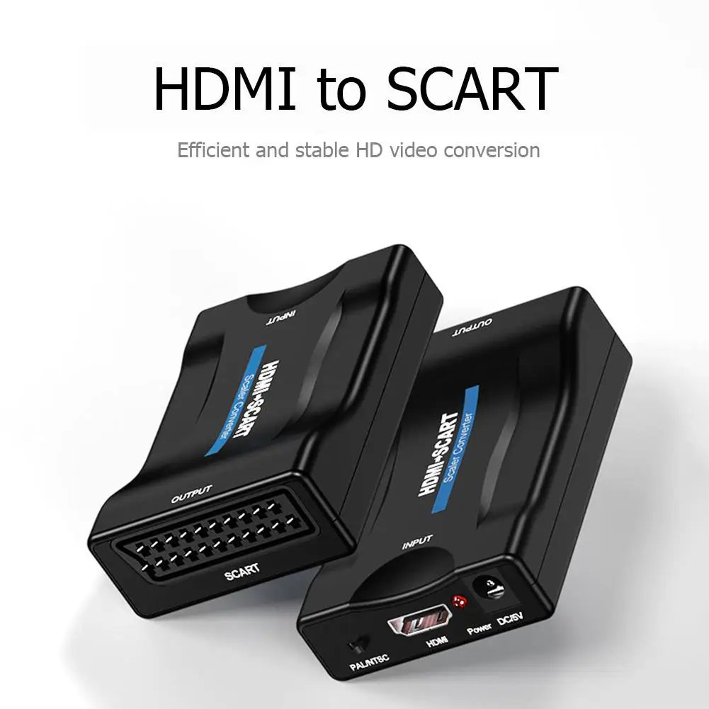 

HW2906 converter HDMI-compatible To SCART Converter 1080p HD Adapter HDMI-compatible To SCART Broom