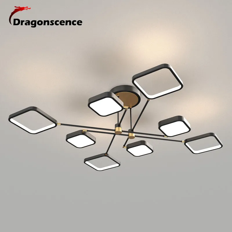 Современная светодиодная люстра Dragonscence Металлическая лампа Подвесной