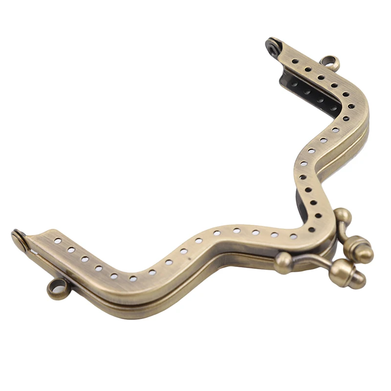 Золотой серебряный цвет металлический кошелек рамка ручная работа ткань сделай