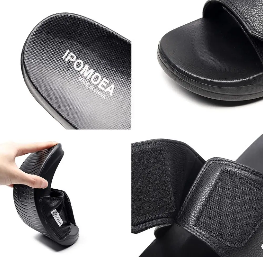 Тапочки на заказ с логотипом Нескользящие тапочки из ЭВА пряжкой волшебные для