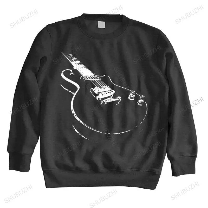 

mens fall hoodie Electric Guitar Men Punk Style Brand Black Plus Size Guitar Player Gift Adult Clothing man sweatshirt for boys