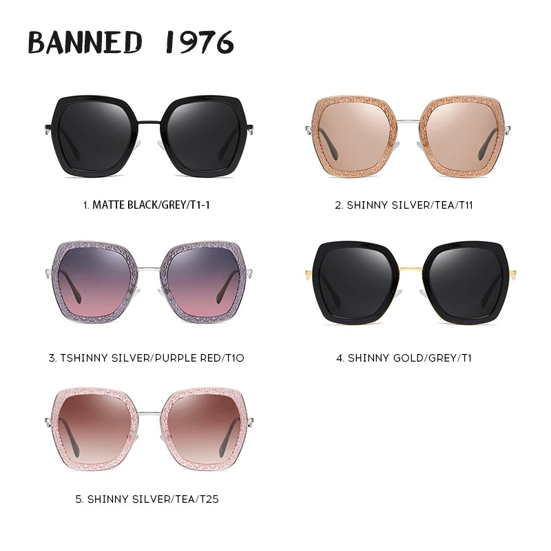 Женские солнцезащитные очки поляризационные в форме авиатора градиентные с