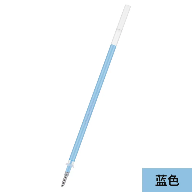 blue refill Черная карточка маркер ручка 8 многоцветная блестящая живопись гелевая ручка подарки для школы и офиса домашняя канцелярская белая Серебряная Золотая Ручка - Цвет: blue refill