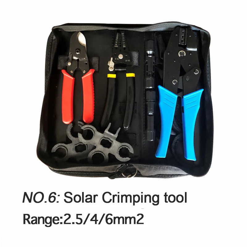 Обжимной инструмент ветка разъем солнечной панели гнездовой 30A 1000 В для PV кабеля 2