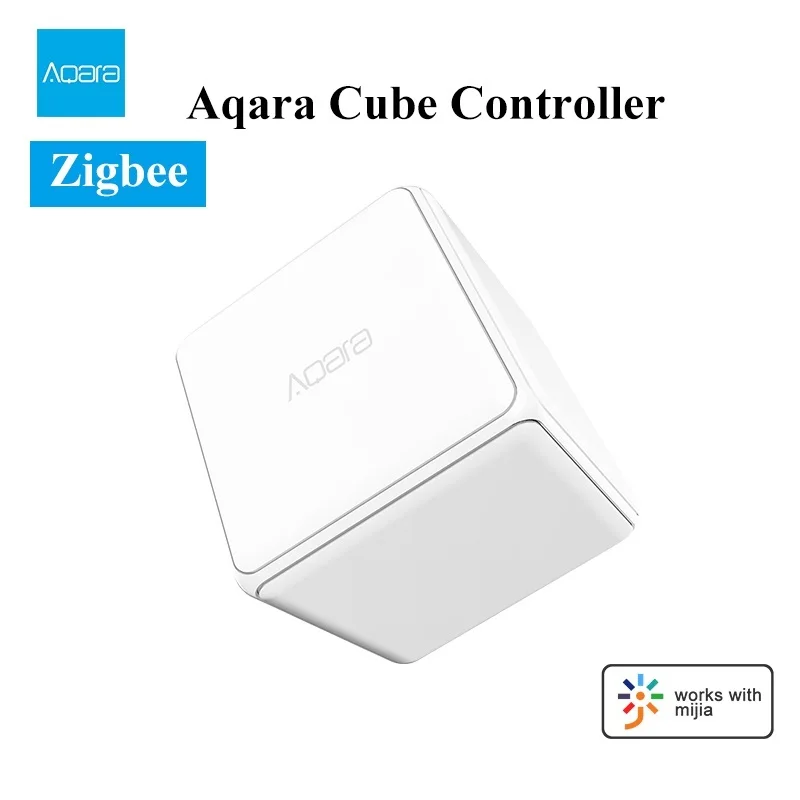 

Оригинальная версия Aqara Magic Cube Control ler Zigbee, шесть действий, управление пультом дистанционного управления, умное домашнее устройство, работа д...