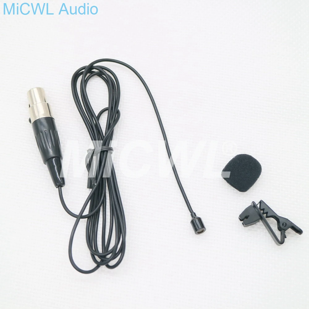 Петличный микрофон GLX зажим для галстука черный и бежевый цвета беспроводной