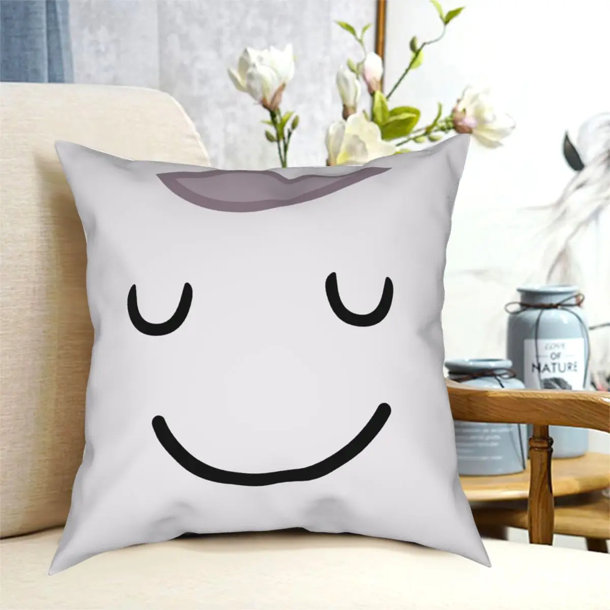 

Квадратная подушка для дивана, полиэстеровый креативный декоративный чехол на молнии, 18 дюймов