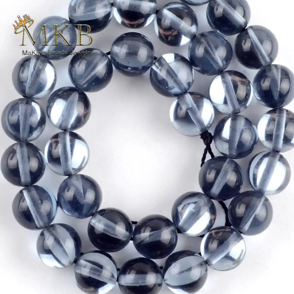 Бусины круглые незакрепленные из лунного камня 6-12 мм | Украшения и аксессуары