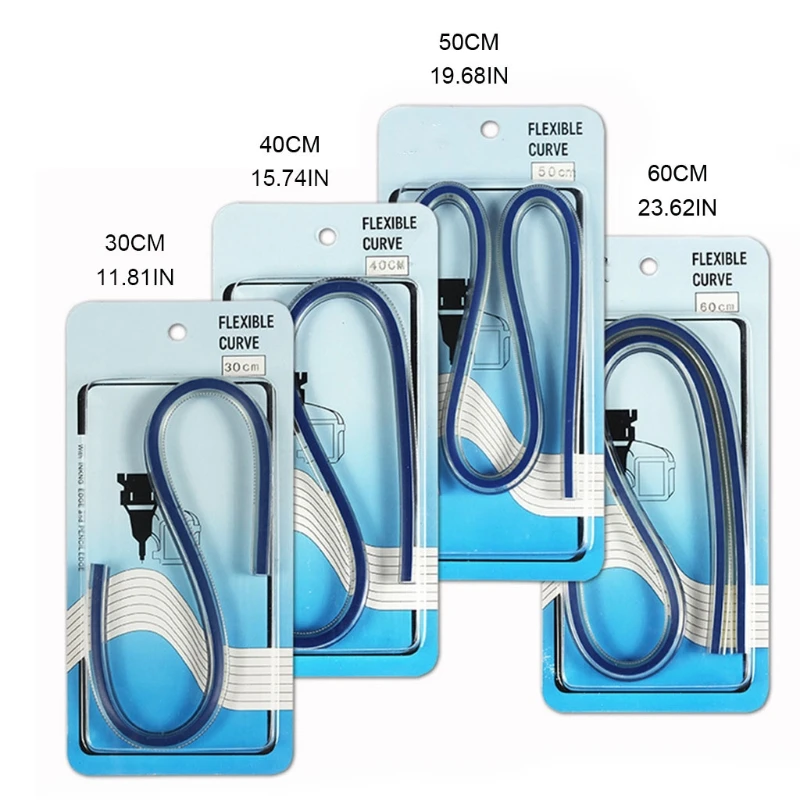 

Пластиковая Гибкая изогнутая линейка, Гибкая линейка подходит для шитья и инженерного рисования, точная Гибкая линейка