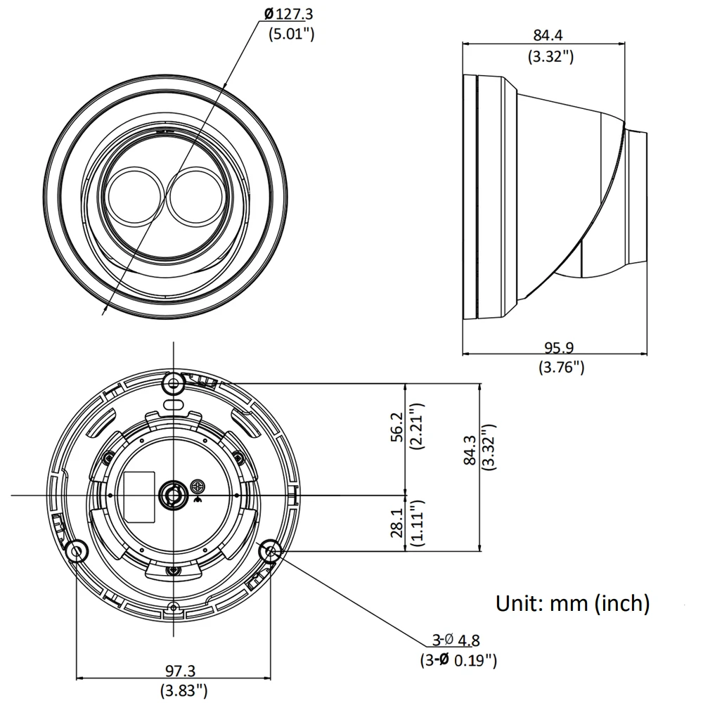 

Hikvison IP Camera 5MP IR PoE Dome DS-2CD2355FWD-I CCTV Security Camera Outdoor IP67 With SD Card Slot Motion Detection cam