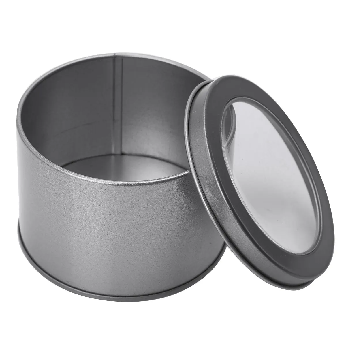 5 шт. круглые металлические банки мини алюминиевых банок DIY лампы в форме свечи