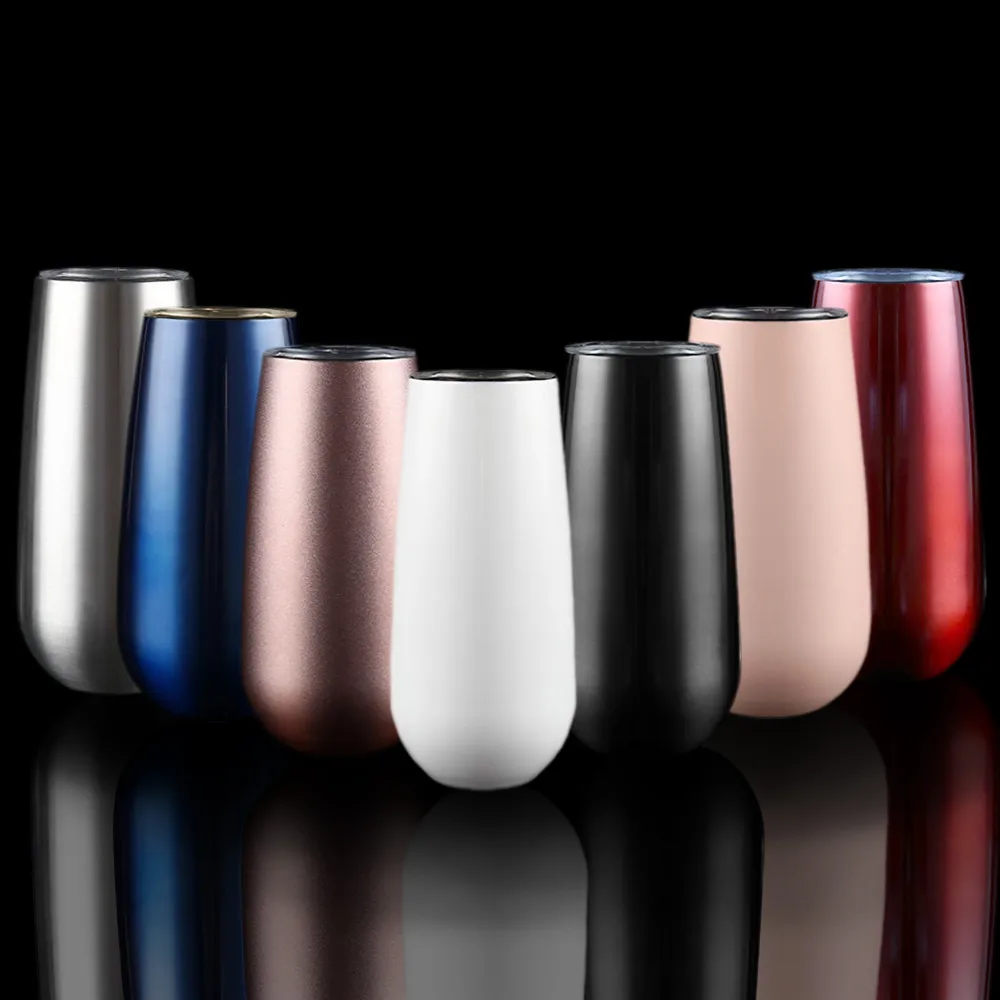 Новый стакан для шампанского из нержавеющей стали красного вина вакуумная колба