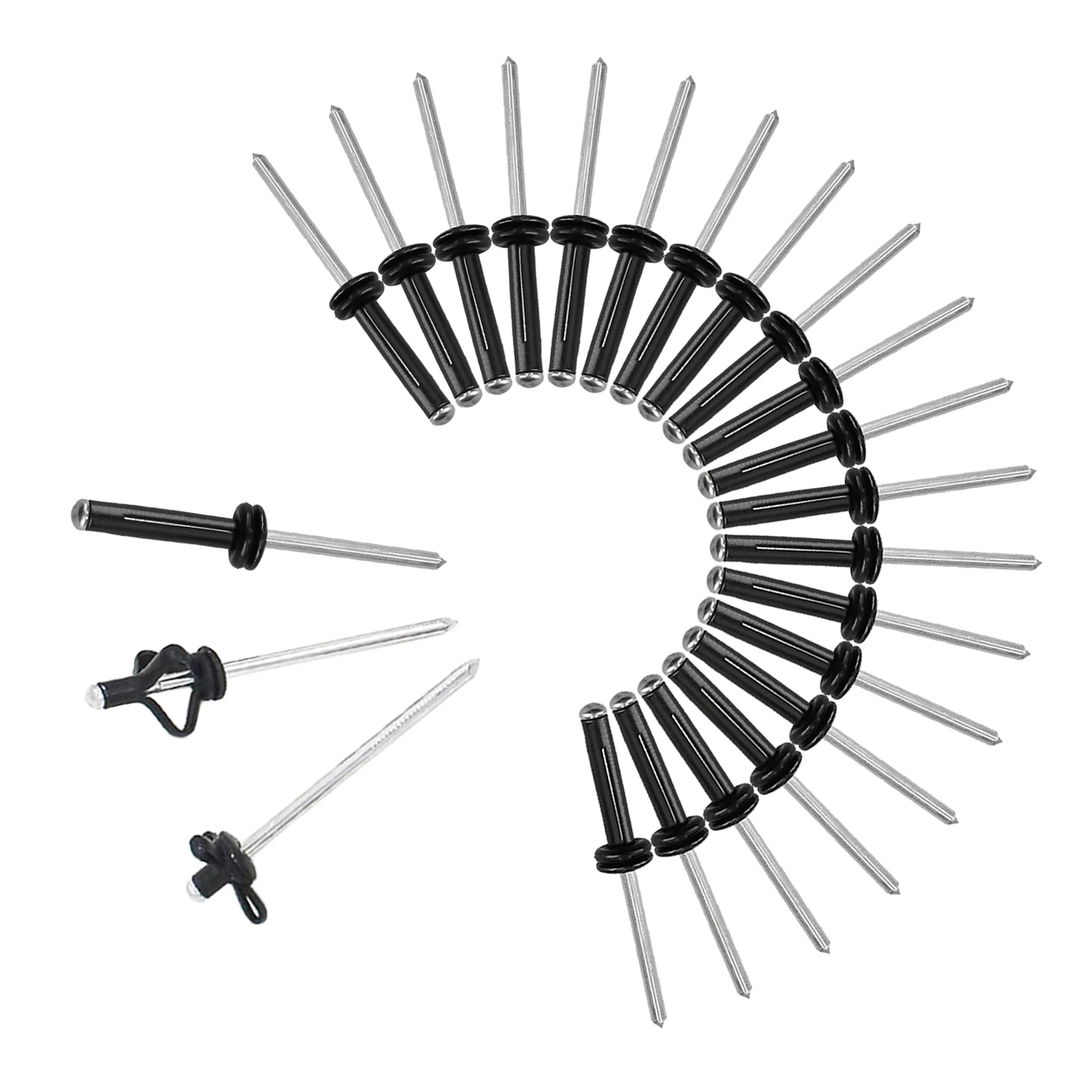 

10pcs/20pcs Tri-Grip Rivets O Rings Set for Kayak Canoe Boat Kayak Accessories