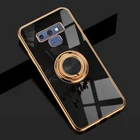 Чехол с кольцом-подставкой для Samsung Galaxy Note 9 20 S20 Ultra 10 Plus Note 9, силиконовый мягкий чехол для Samsung S20 Ultra