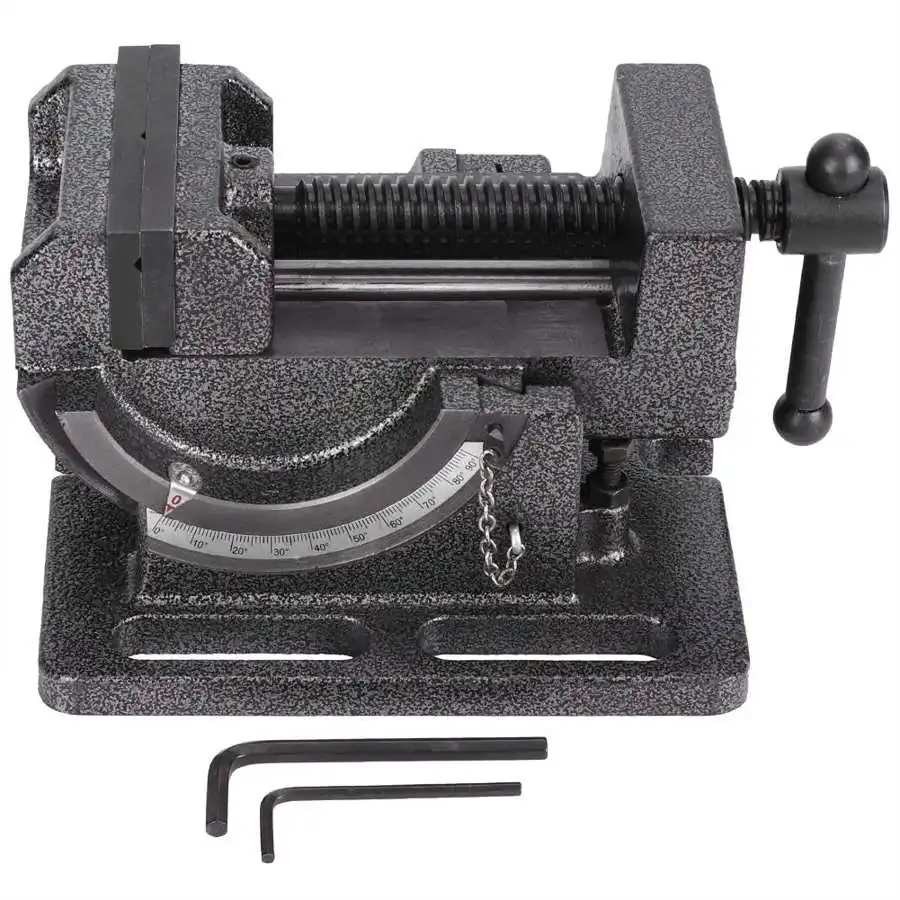 Тиски для фрезеровки сверлильный станок приспособление пресс тиски литой