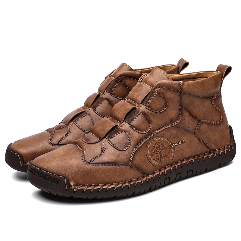 

2020 Autumn Comfort Outdoor Breathable Casual Flats Shoes Men Breathable Slip on Driving Shoes