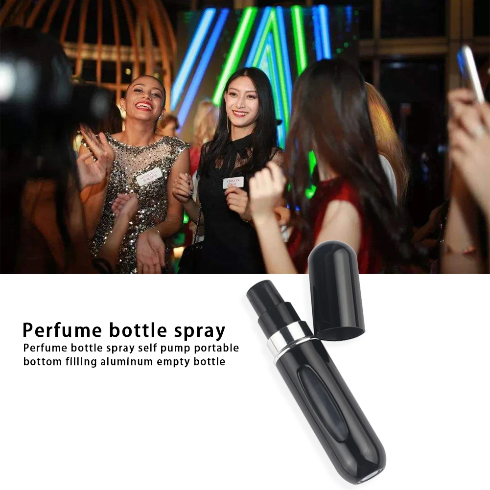 Атомайзер 5 мл вращающийся на бутылка дозатор для лосьона градусов портативный