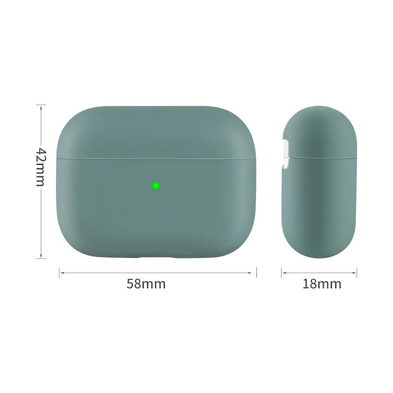 BUBM Apple Airpods Pro Protective Case Cover Soft Silicone Wireless Earphone Charging Bag Bluetooth Headphone Pouch | Электроника