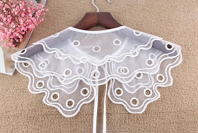 

2020 Women Fake Collar Detachable Shirt Lapel Necklace Ladies False Collar Blouse Top Faux Col Half-Shirt Clothes Accessories