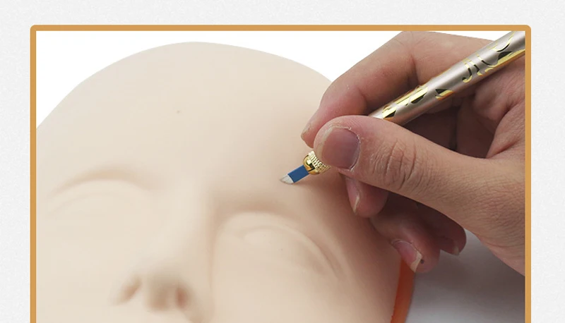 

1PCS Tattoo Practice Mannequin Head Face Skin 3D Replaceable Mask Skin For Permanent Makeup Embroidery Grafted Eyelashes