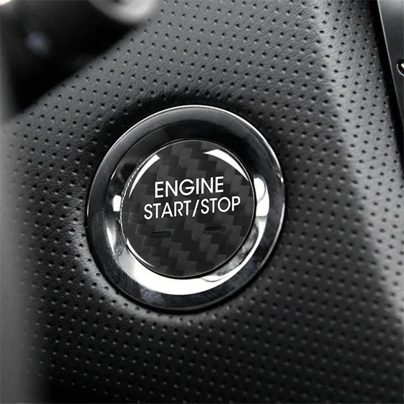 

Для Cadillac XTS XT5 CT6 SRX CTS ESCALADE CT6 штепсельные аксессуары наклейка из углеродного волокна внутренняя кнопка запуска двигателя автомобиля