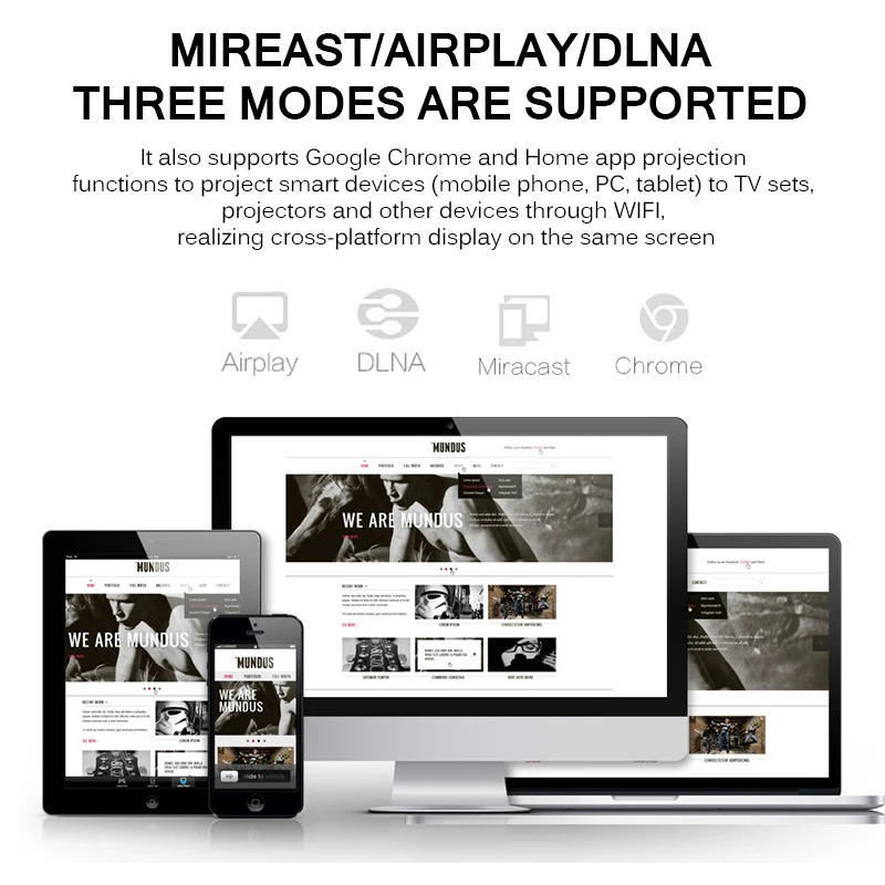 HDMI WiFi 5G беспроводной дисплей приемник для Chromecast Google Pusher экран литой зеркальный адаптер для Miracast/Airplay/DLNA