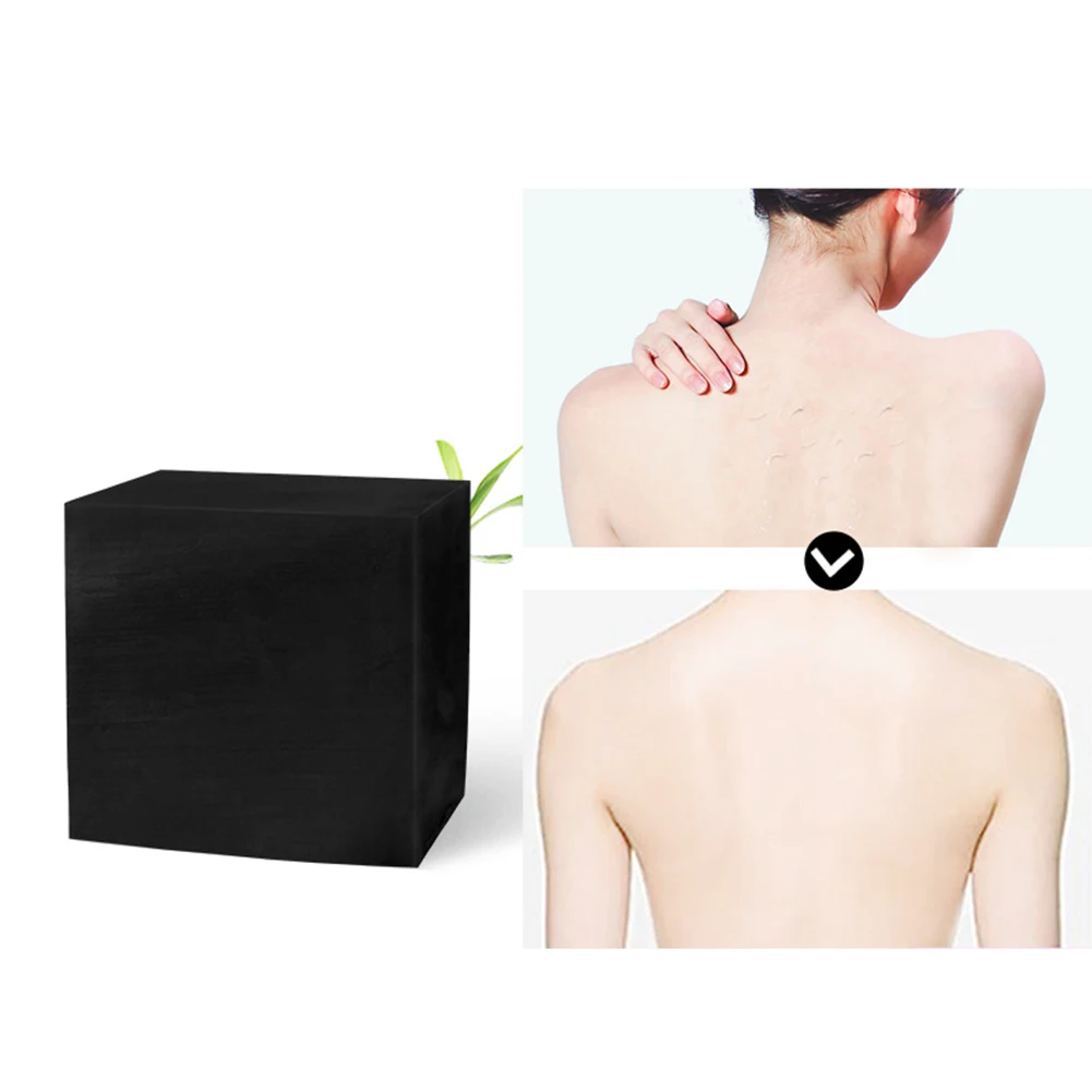 

Bamboo Charcoal Handmade Essential Oil Soap Oil-Control Remove Blackheads Shrinking Pores Soap Skin Care