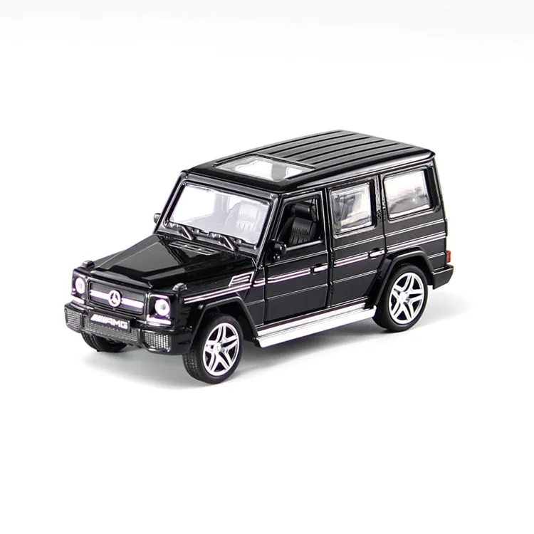 

Jianyuan 132 simulation of Mercedes Benz G65 alloy acousto optic return force children SUV model
