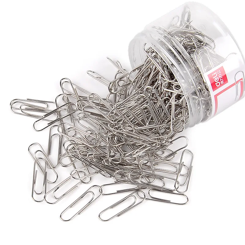 

50pcs / 200pcs 30mm high quality stainless steel paper clips, binding pins, note clips, school office supplies
