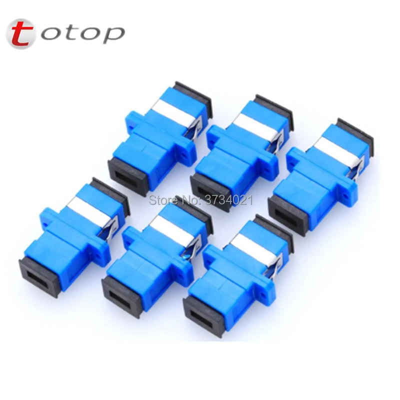 

25 шт./полоса, 20 полосок, 500 шт. SC UPC Simplex SM волоконно-оптический адаптер волоконно-оптический волоконный соединитель SC UPC волоконный фланец SC со...